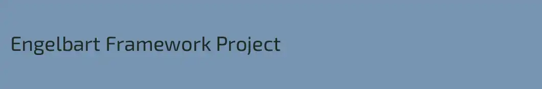Engelbart Framework Project